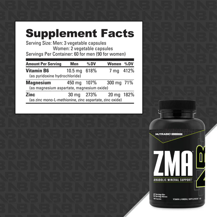 ZMA NUTRABIO (90 CAPS)