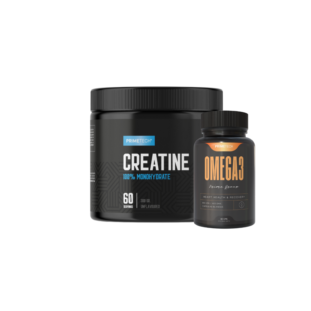 CREATINA MONOHIDRATO 300 GR "PRIMETECH" + VITAMINA PRIMETECH