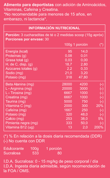 PRE ENTRENO PRIMETECH 450 GR