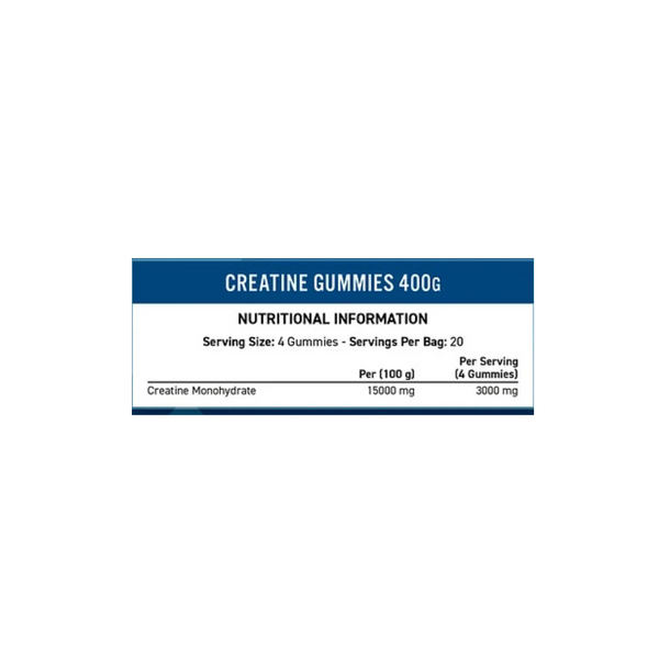 CREATINA MONOHIDRATO GUMMIES "APPLIED NUTRITION"