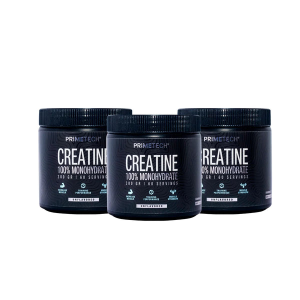 3 CREATINAS MONOHIDRATO 300 GR "PRIMETECH"