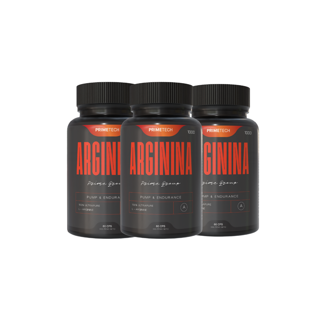 3 ARGININAS 60 CAPS "PRIMETECH"