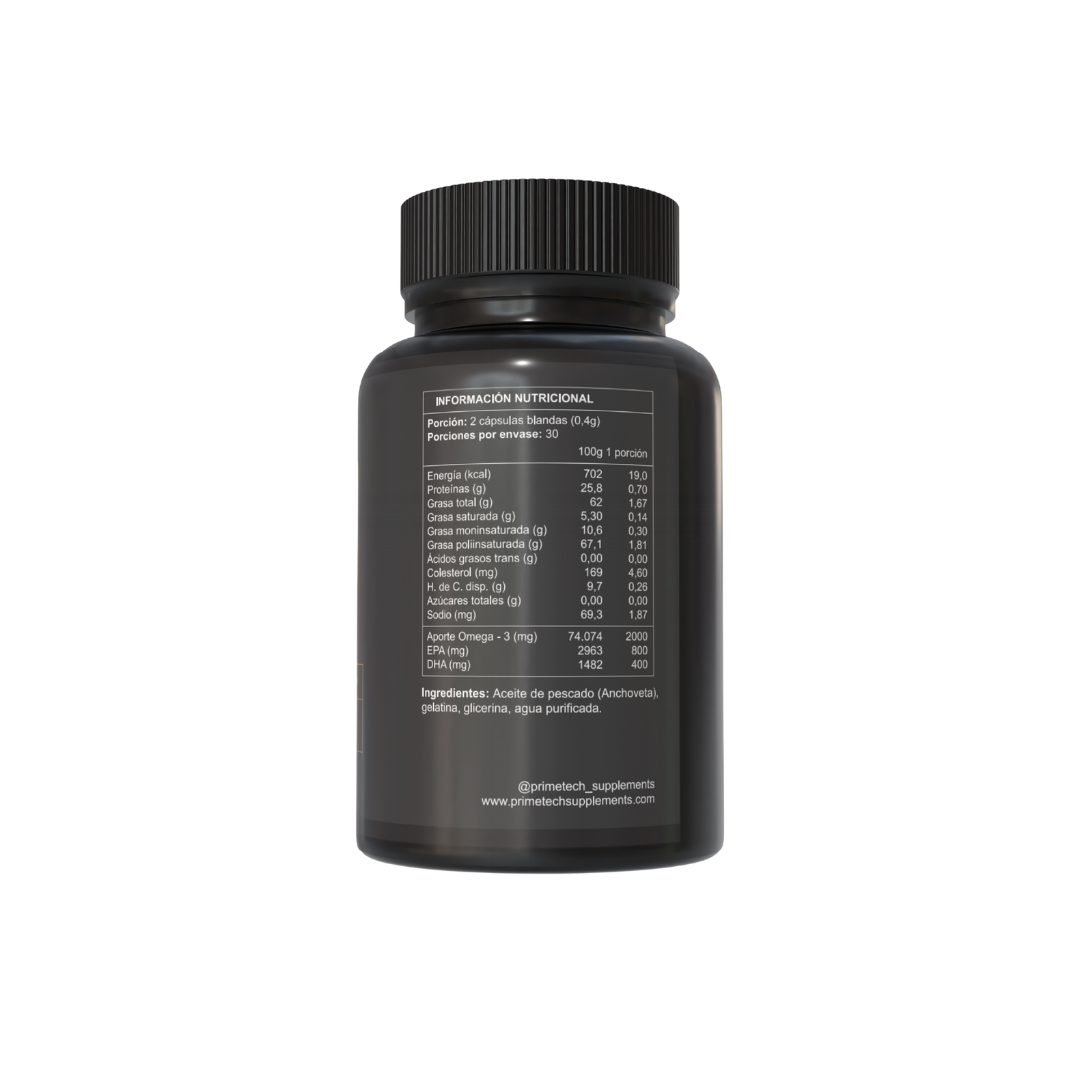 OMEGA 3 60 CAPS - "PRIMETECH"