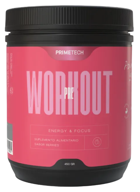 PRE ENTRENO 450 GR "PRIMETECH"