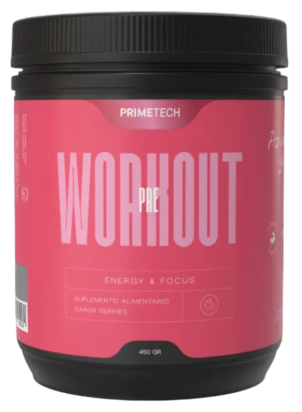 PRE ENTRENO 450 GR "PRIMETECH"