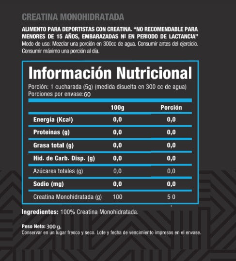 4 CREATINAS MONOHIDRATO 300 GR "PRIMETECH" +  SHAKER DE REGALO + PAR DE CALCETINES RAW